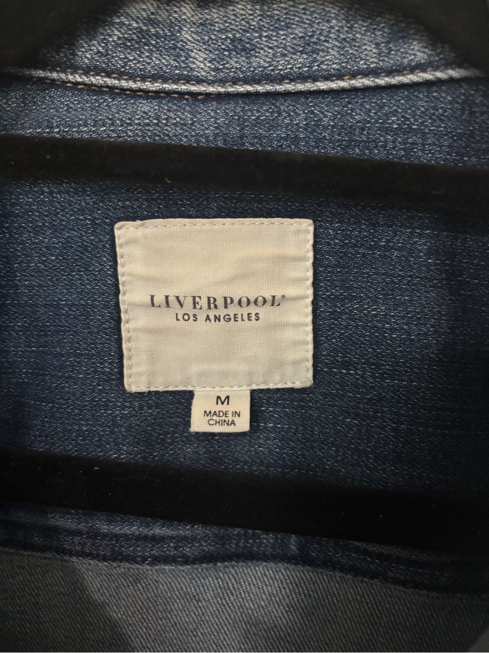 Liverpool Los Angeles Light Wash Denim Jacket - Casual Button-Up - Size M - Picture 2 of 3